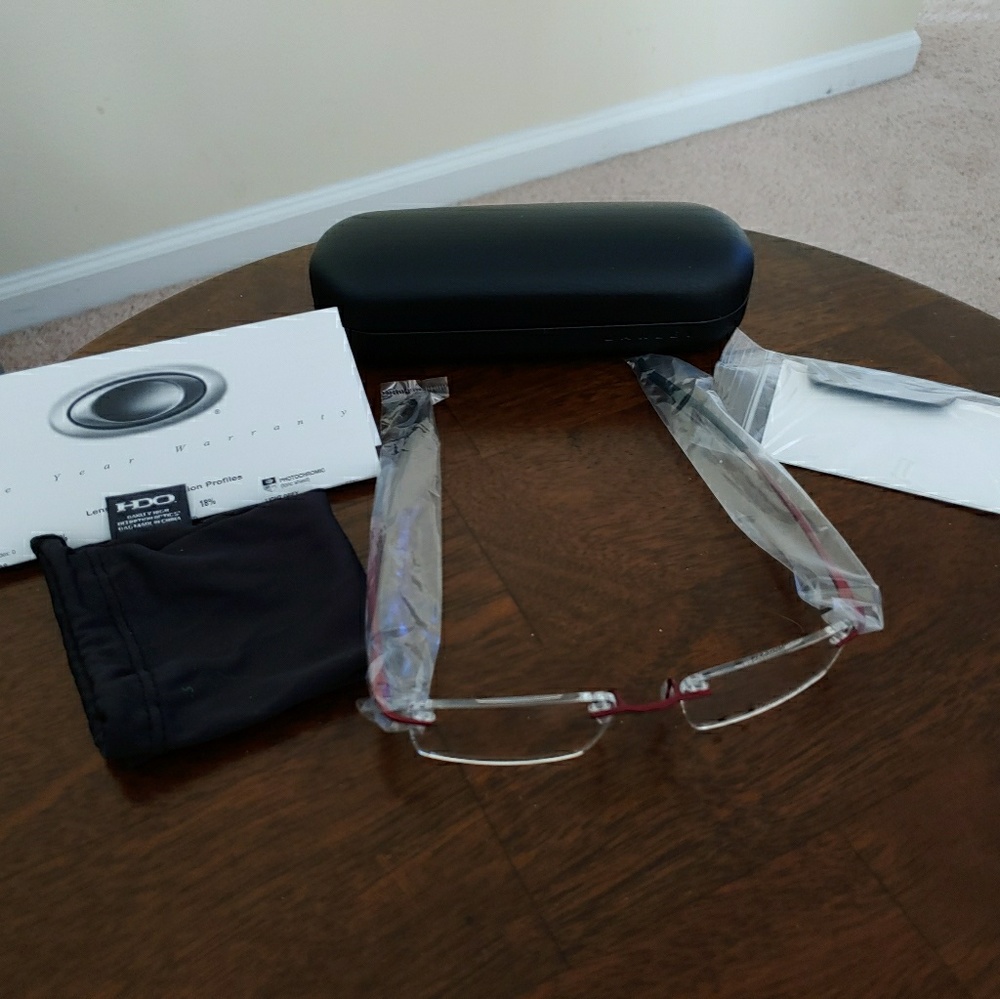 Oakley Frames - Keel (0453) Brick Titanium Rimless